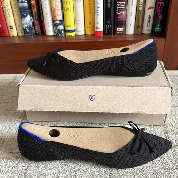 Rothy’s The Bow Point, size 9, Blackout special edition - Picture 9 of 11